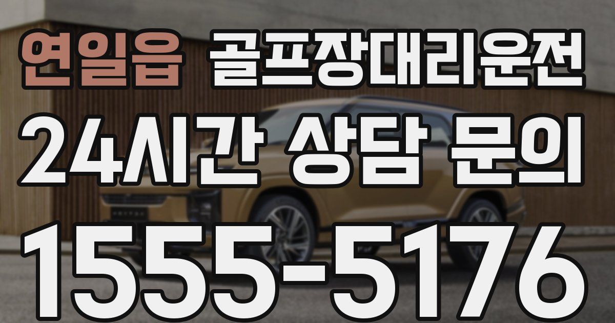 골프장대리운전 서비스