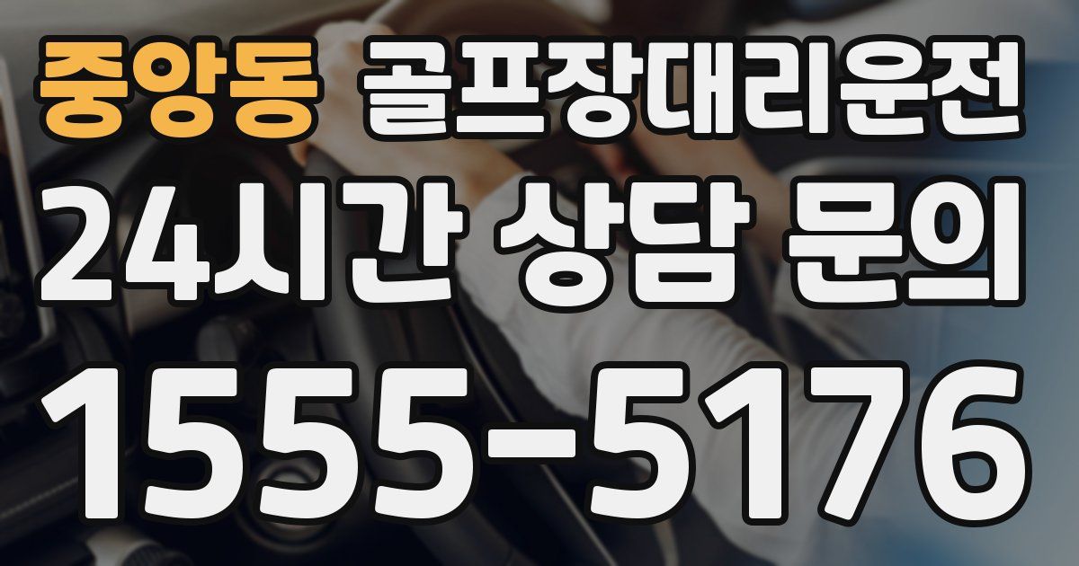 골프장대리운전 서비스