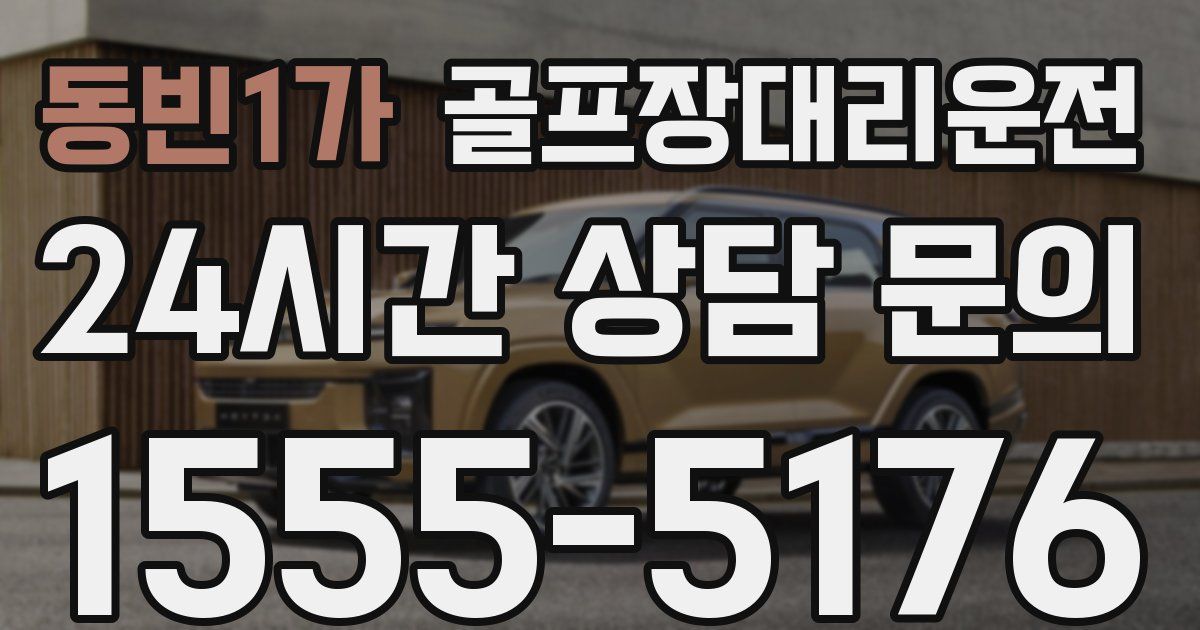 골프장대리운전 서비스