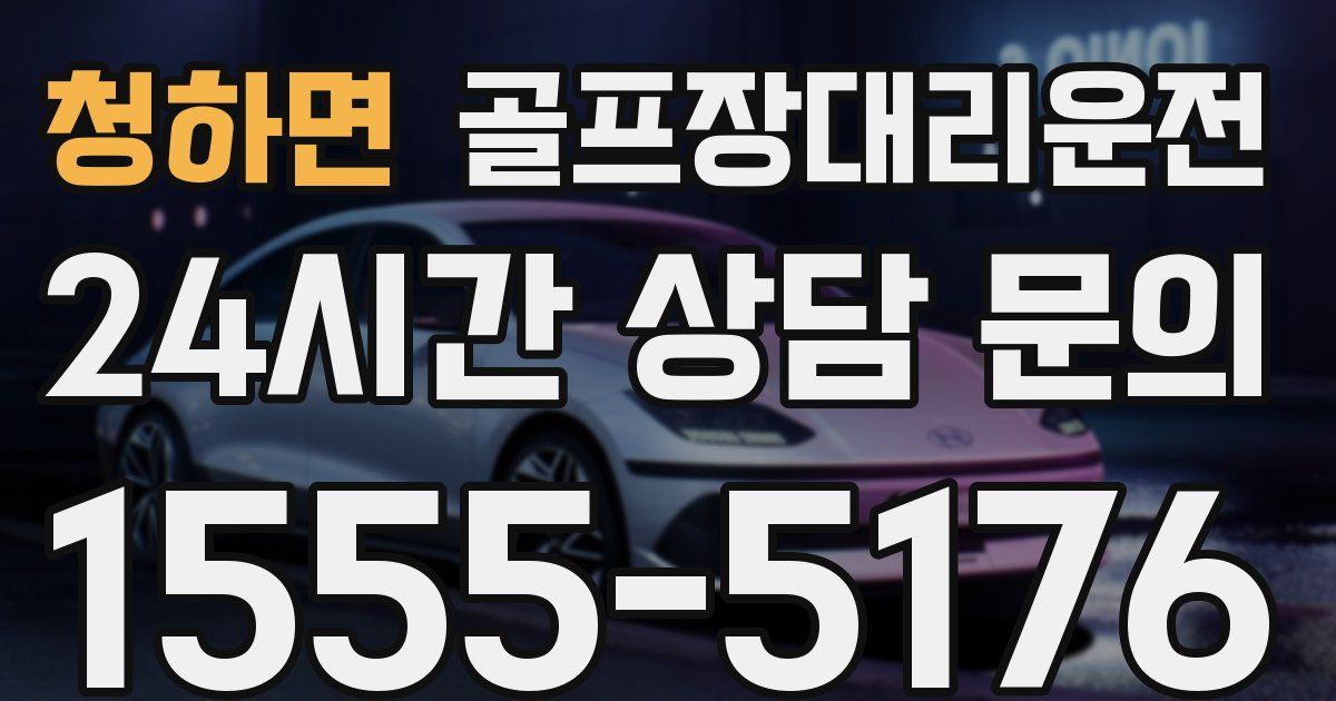 골프장대리운전 서비스