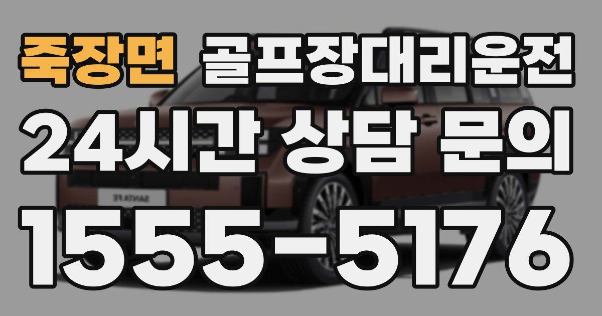 골프장대리운전 서비스