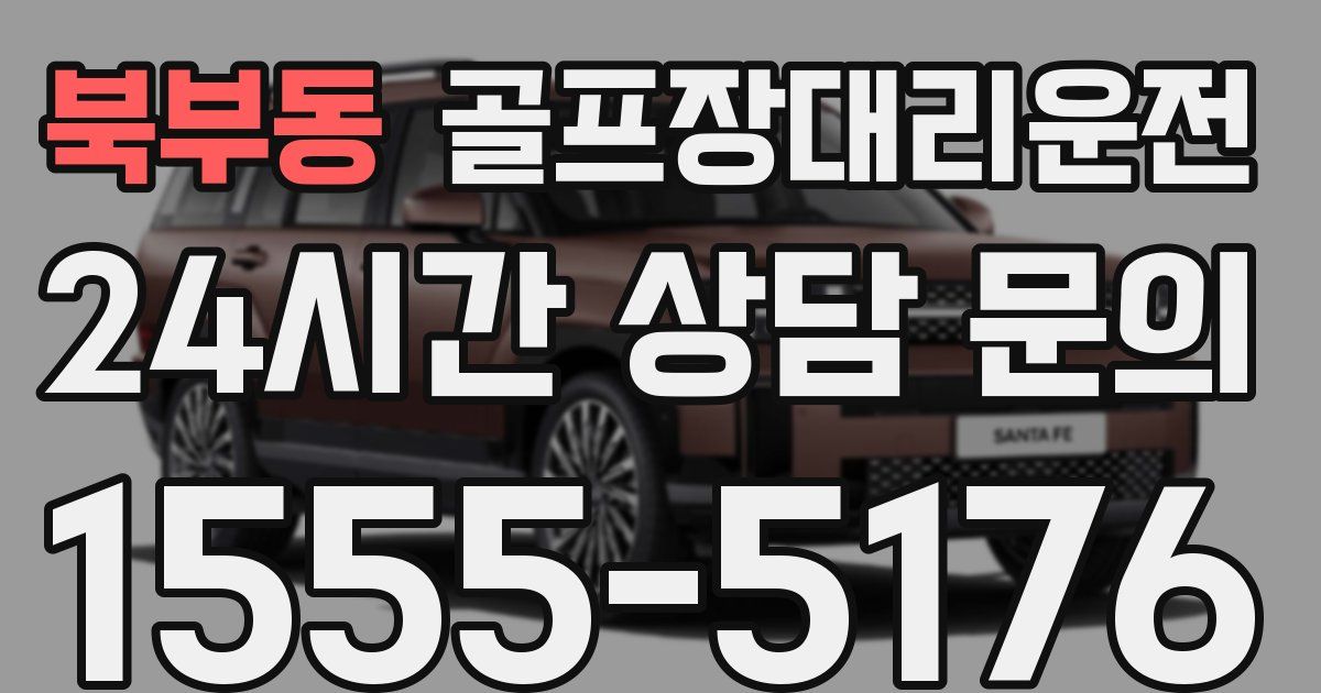 골프장대리운전 서비스