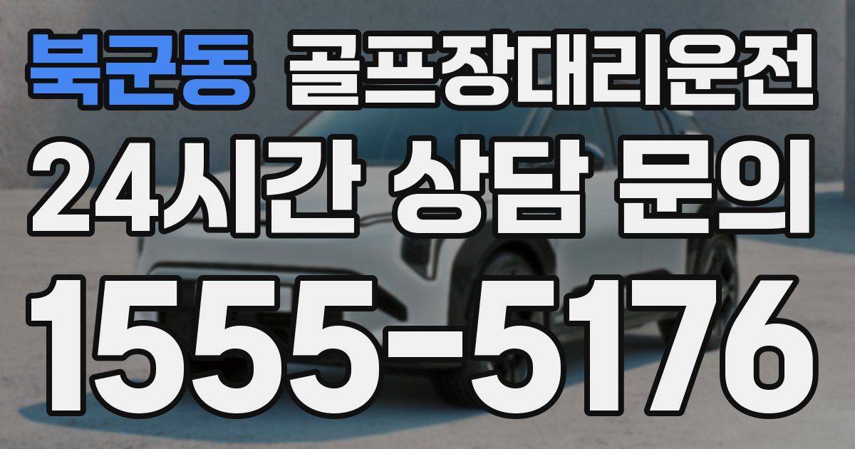 골프장대리운전 서비스