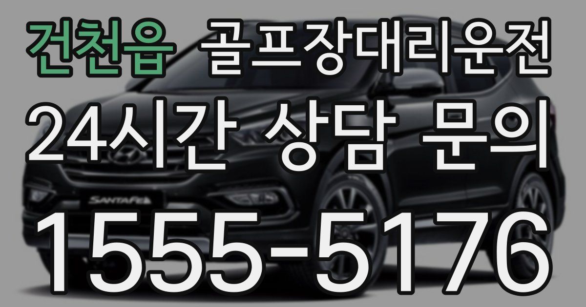 골프장대리운전 서비스