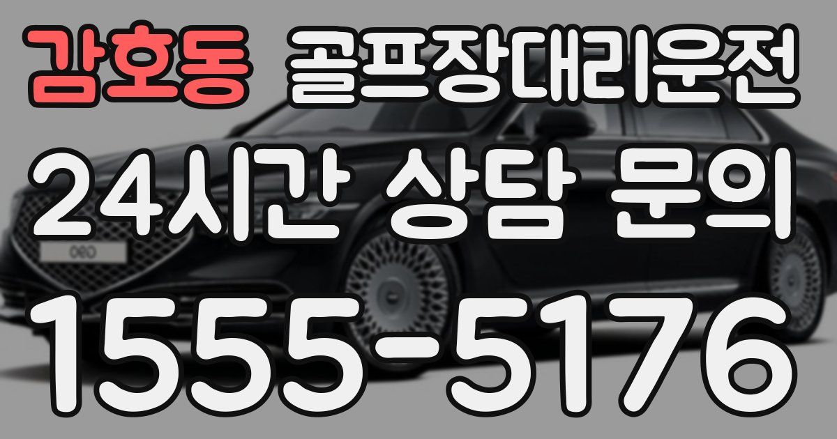 골프장대리운전 서비스