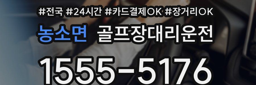 농소면 골프장대리운전