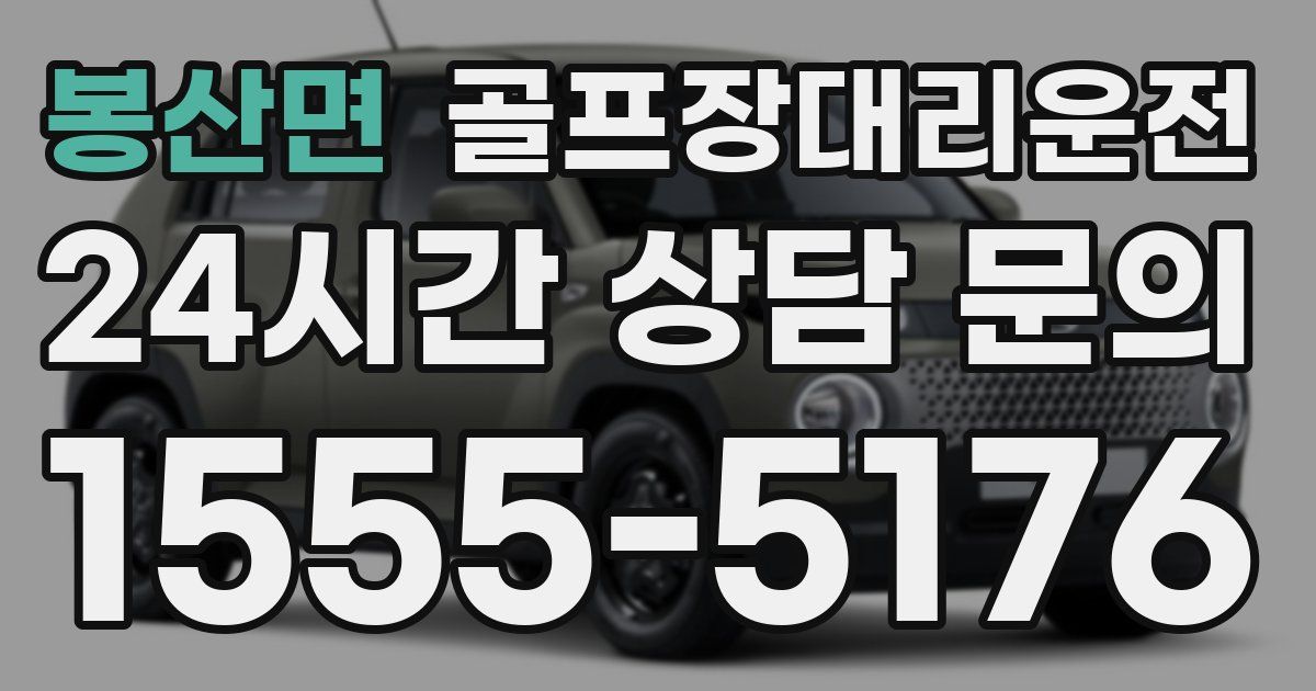골프장대리운전 서비스