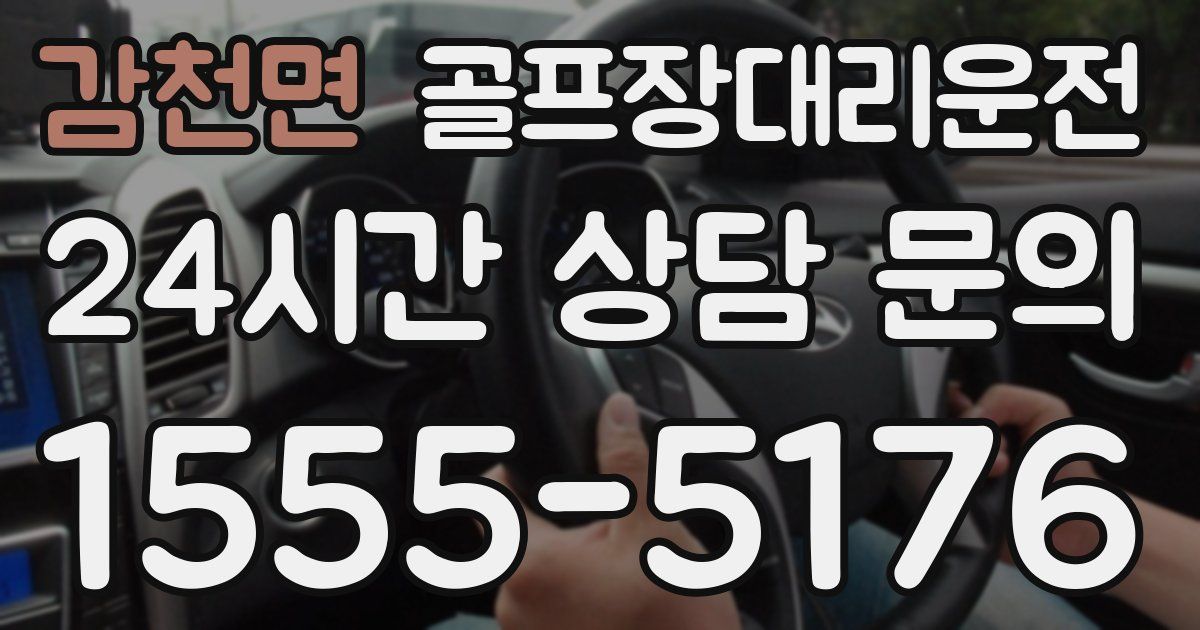 골프장대리운전 서비스