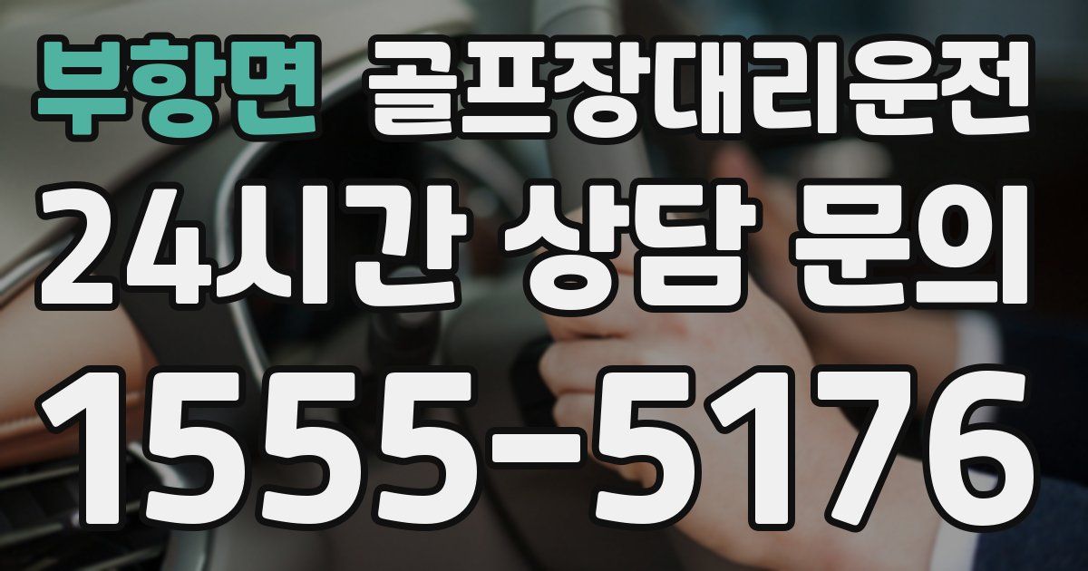 골프장대리운전 서비스