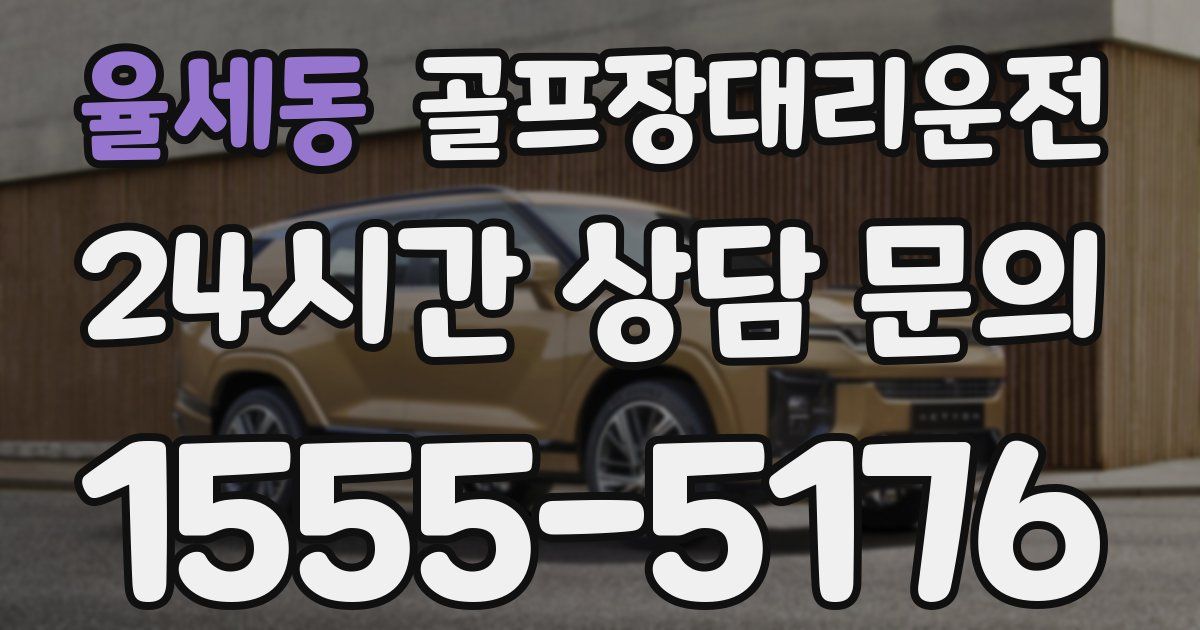 골프장대리운전 서비스