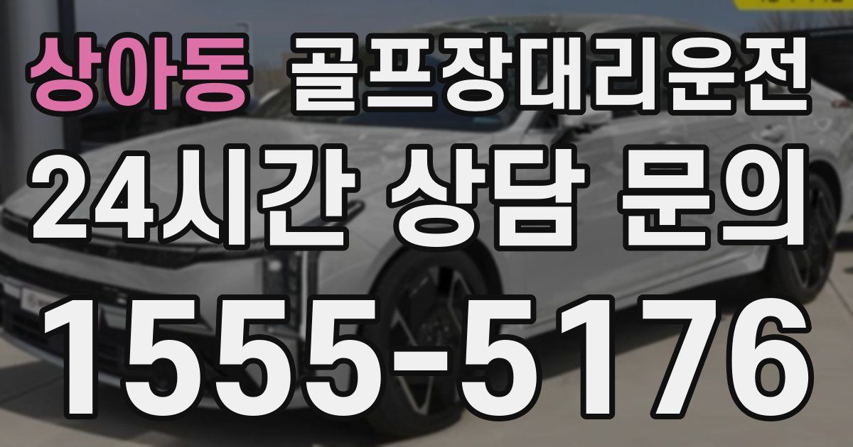 골프장대리운전 서비스