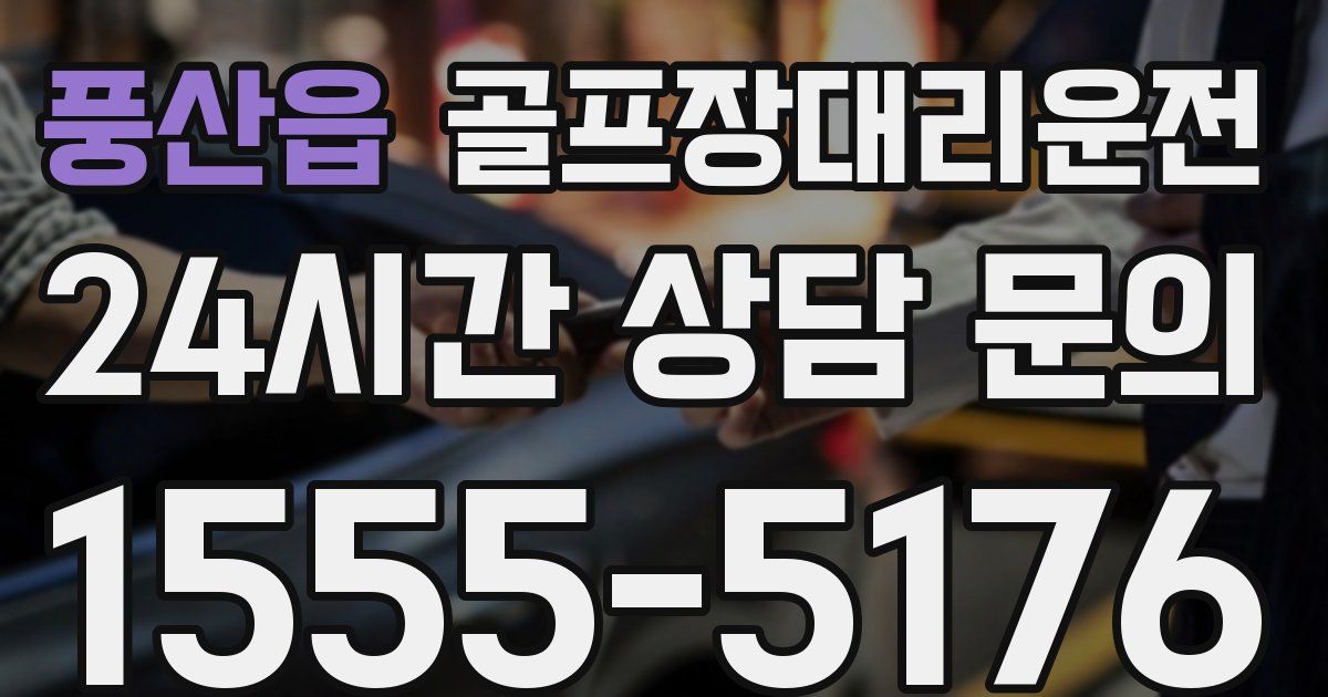 골프장대리운전 서비스