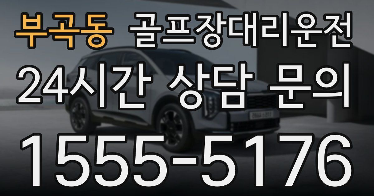 골프장대리운전 서비스