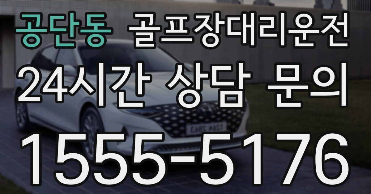 골프장대리운전 서비스