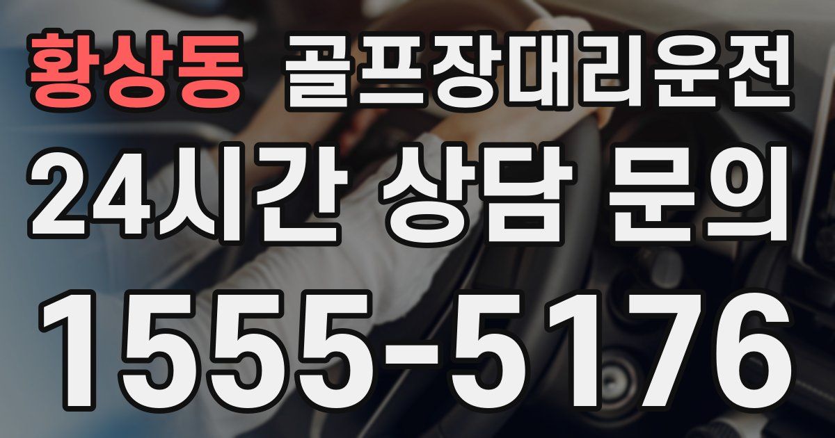 골프장대리운전 서비스