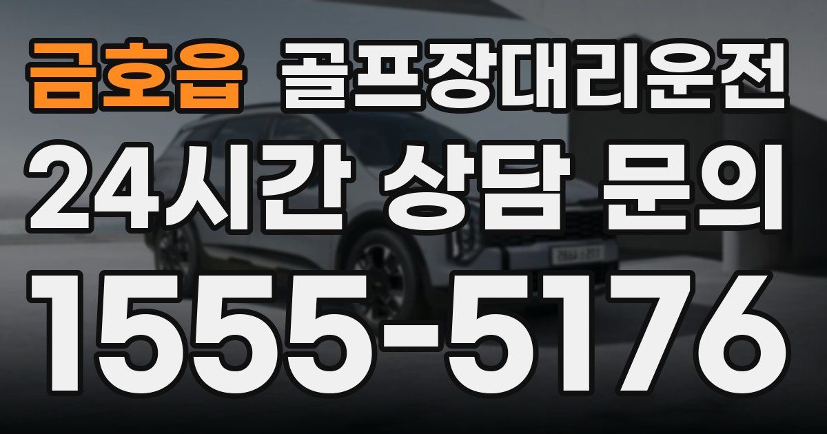 골프장대리운전 서비스