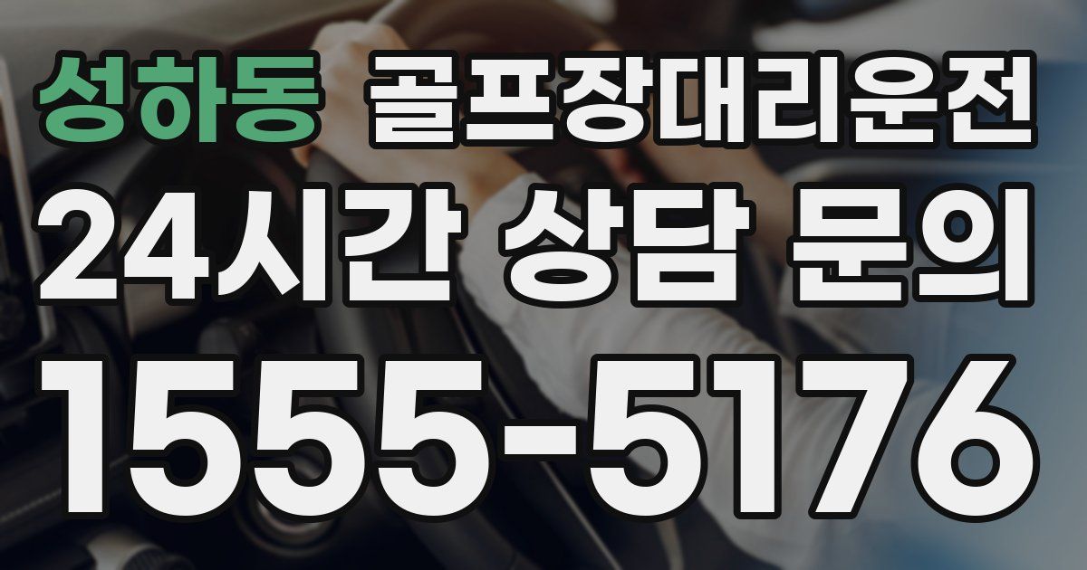 골프장대리운전 서비스