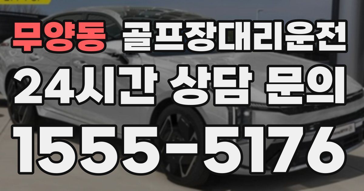 골프장대리운전 서비스