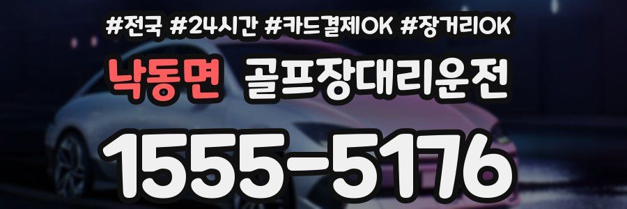 낙동면 골프장대리운전