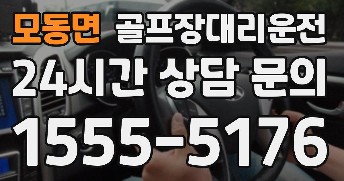골프장대리운전 서비스