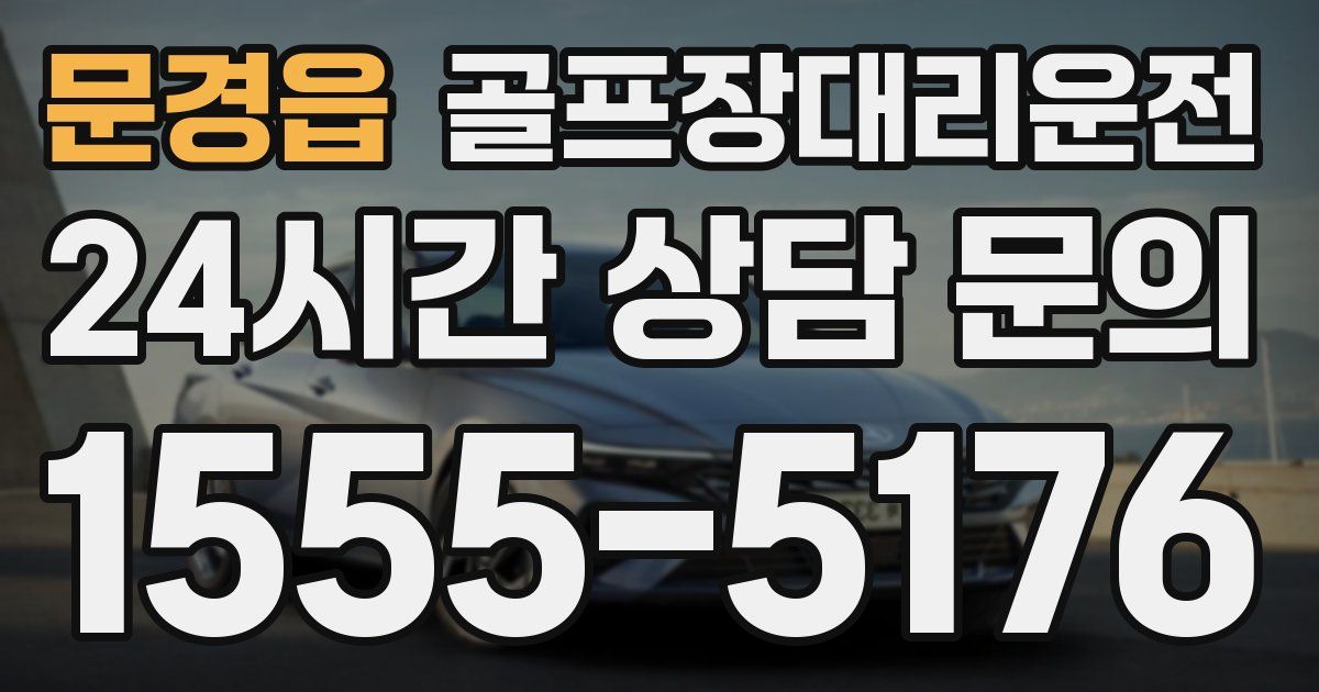 골프장대리운전 서비스