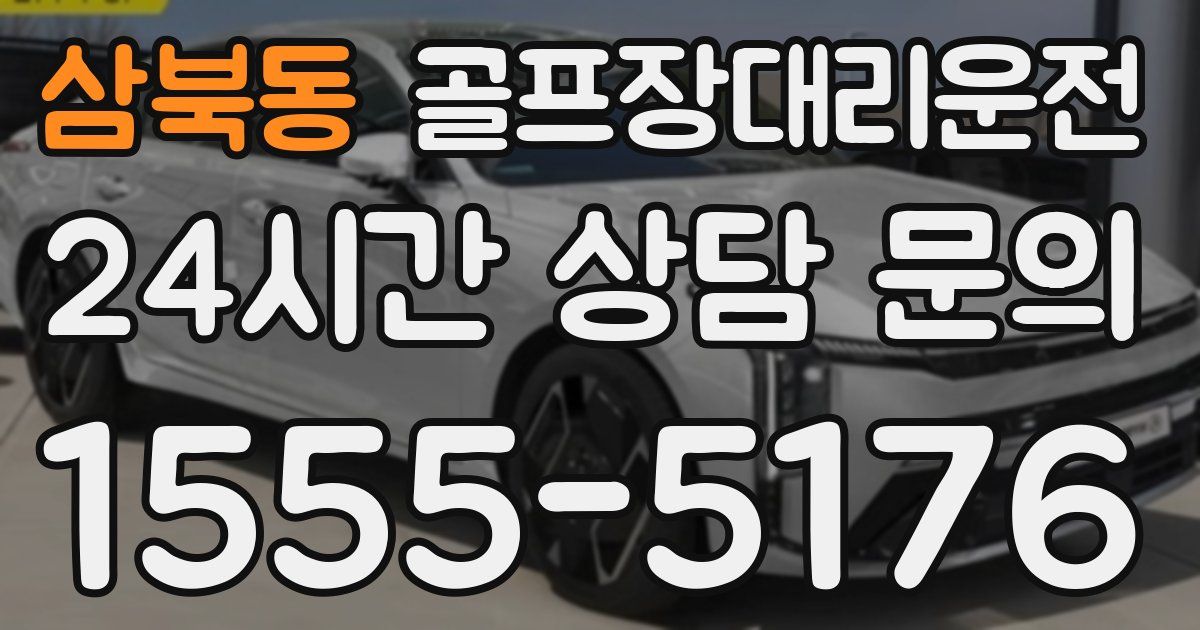 골프장대리운전 서비스