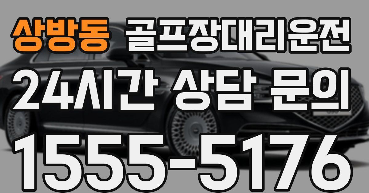 골프장대리운전 서비스