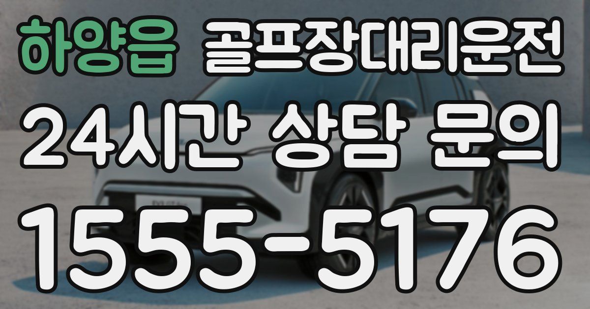 골프장대리운전 서비스