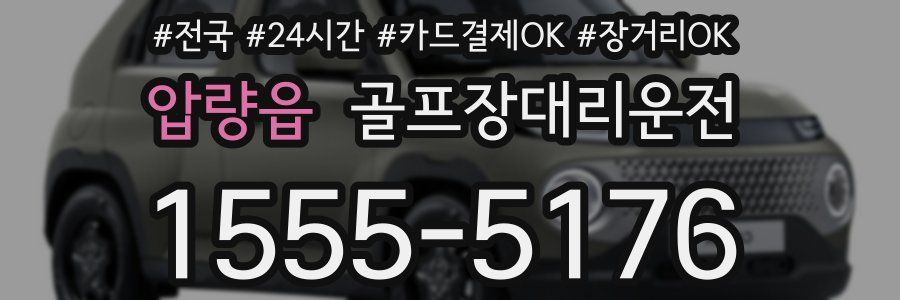 압량읍 골프장대리운전