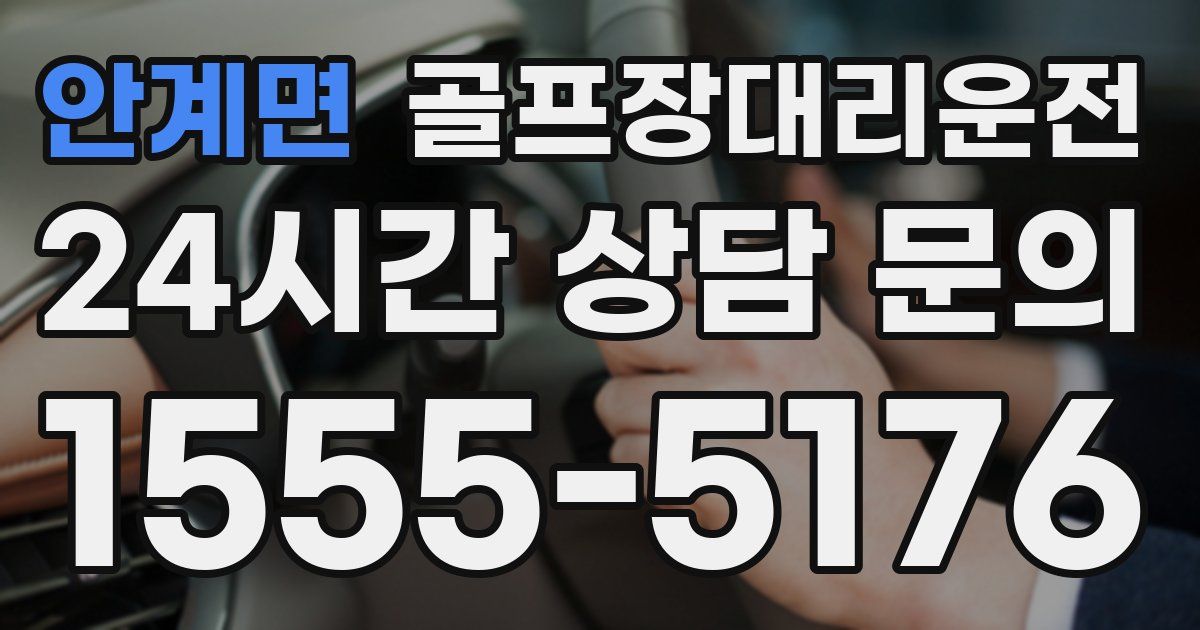 골프장대리운전 서비스
