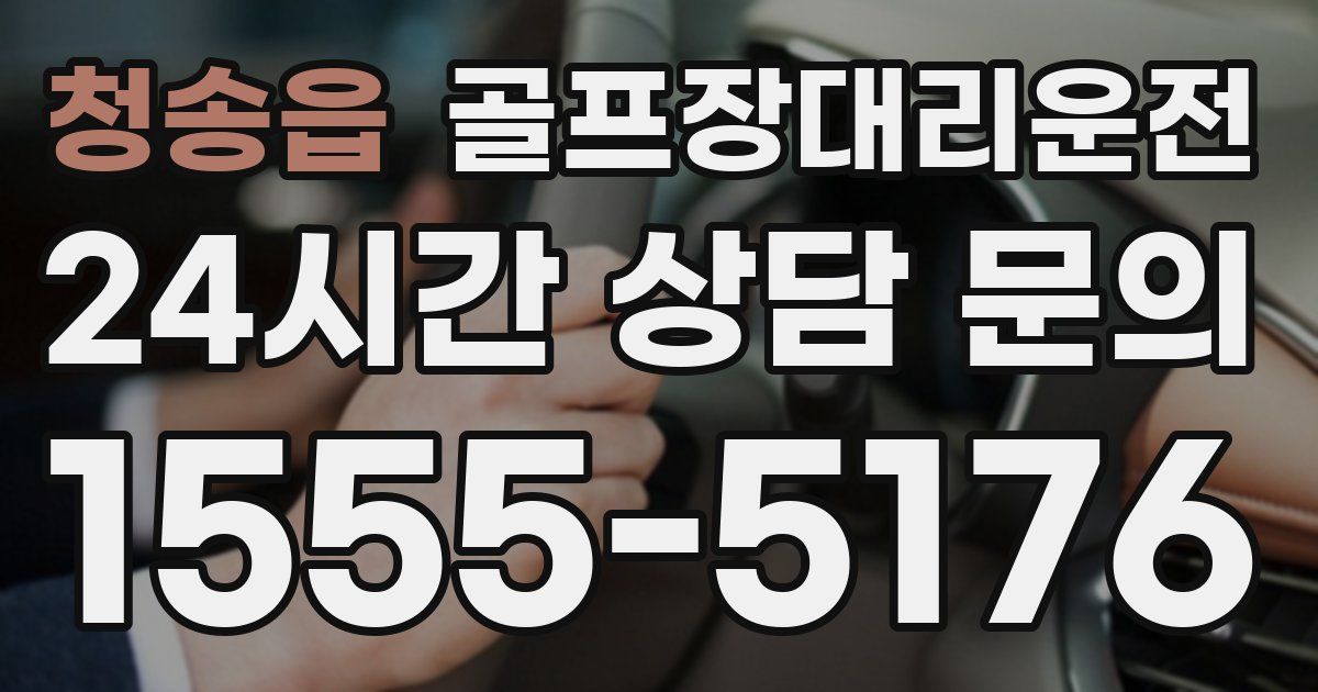 골프장대리운전 서비스
