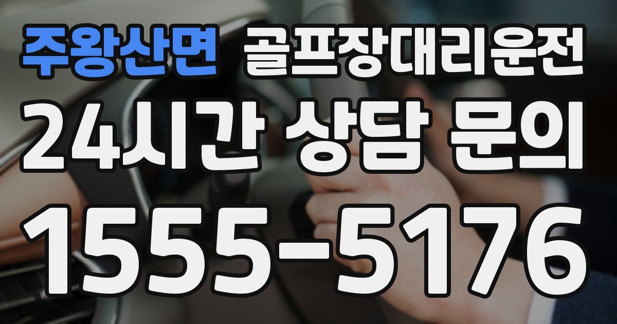 골프장대리운전 서비스