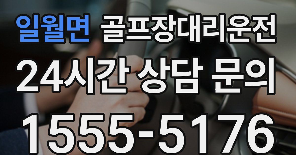 골프장대리운전 서비스