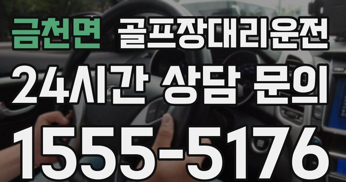 골프장대리운전 서비스