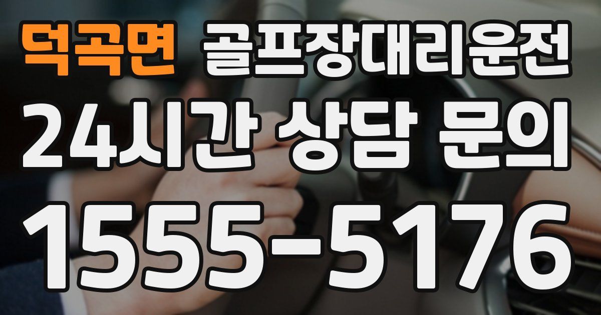 골프장대리운전 서비스
