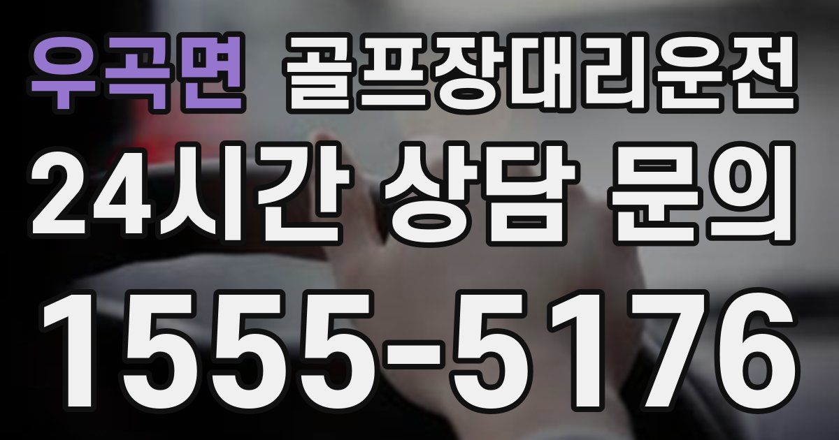 골프장대리운전 서비스