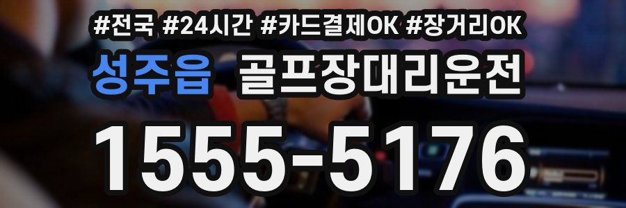 성주읍 골프장대리운전