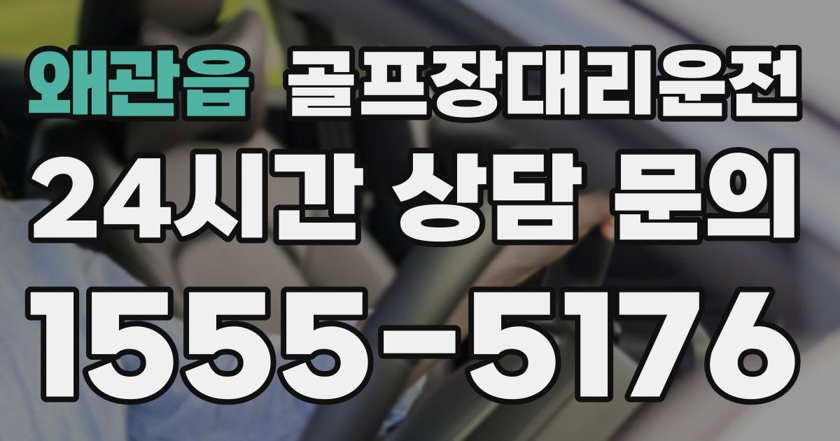 골프장대리운전 서비스