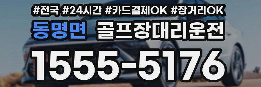 동명면 골프장대리운전