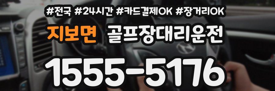 지보면 골프장대리운전