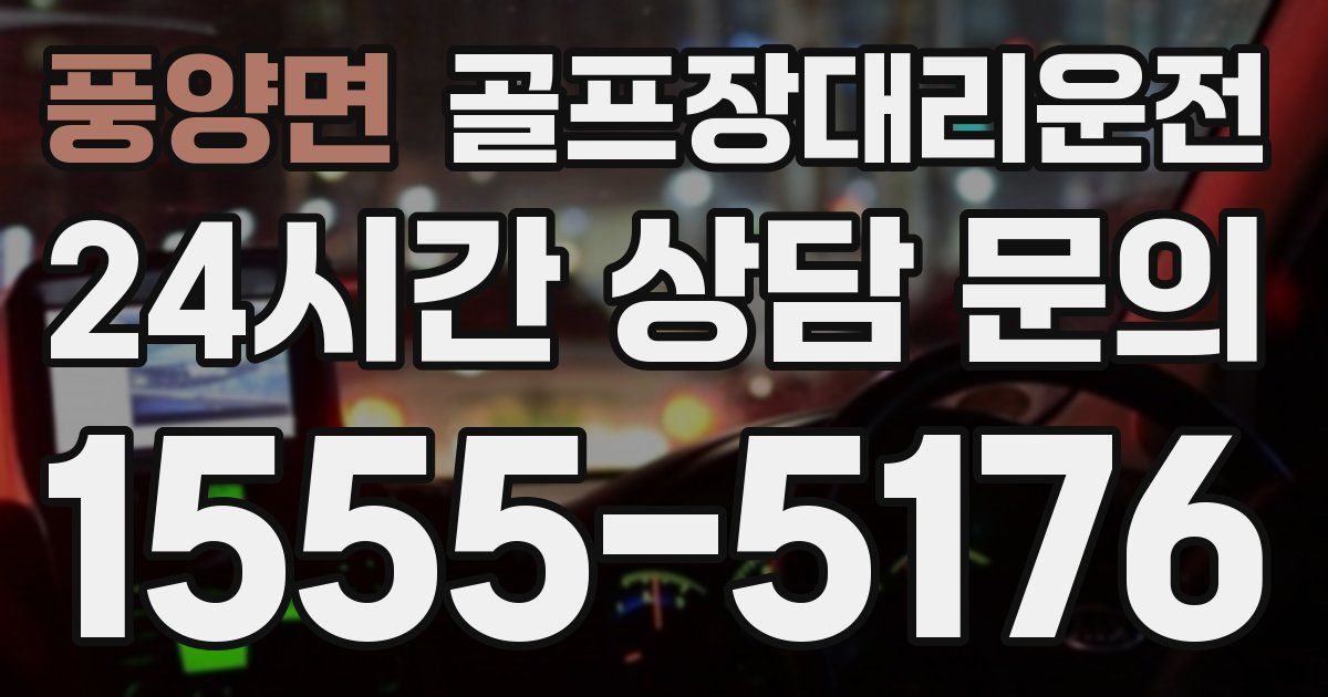 골프장대리운전 서비스