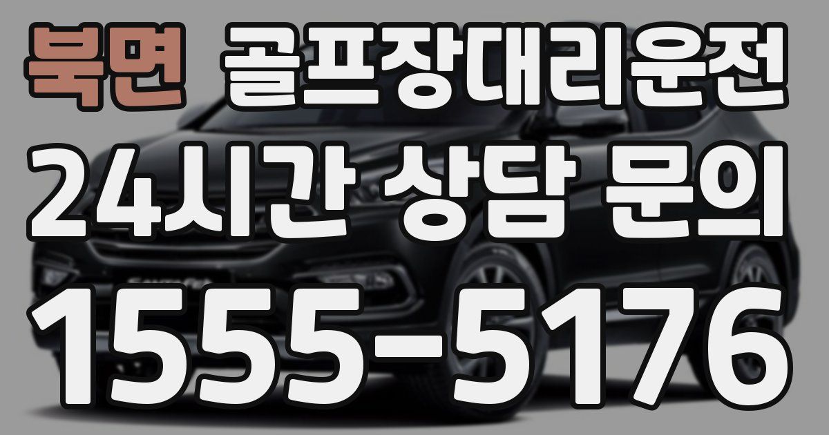 골프장대리운전 서비스