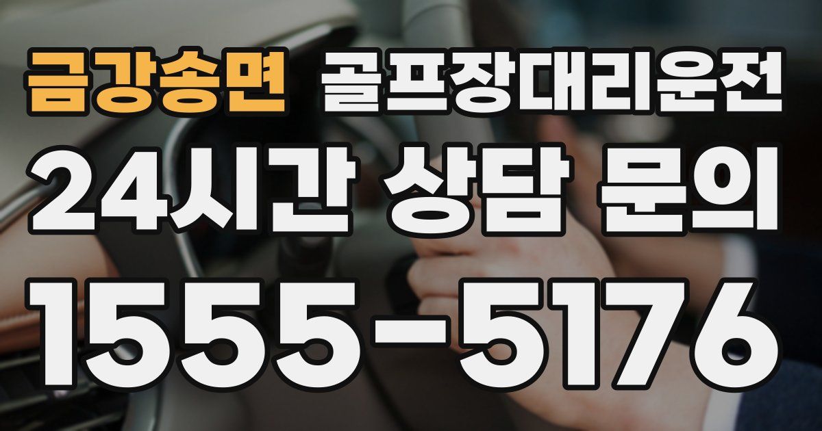 골프장대리운전 서비스