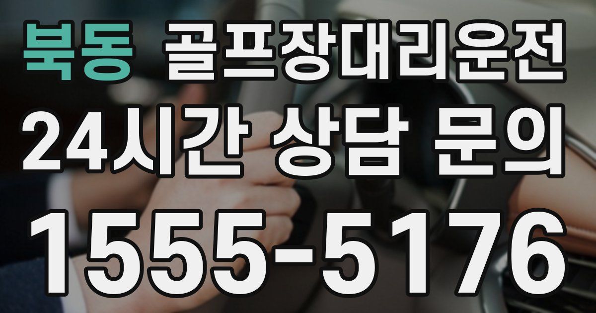 골프장대리운전 서비스