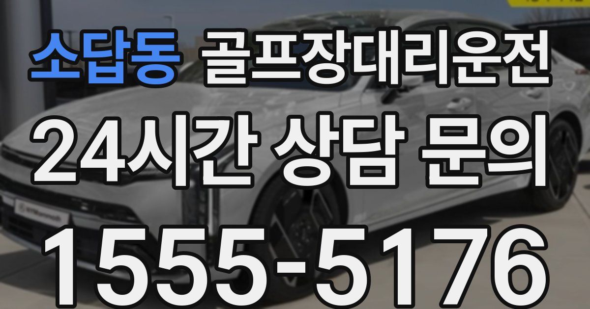 골프장대리운전 서비스