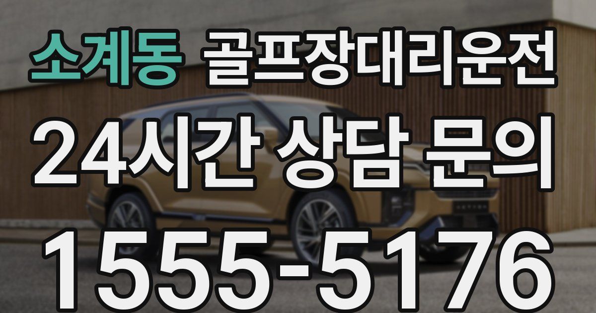 골프장대리운전 서비스