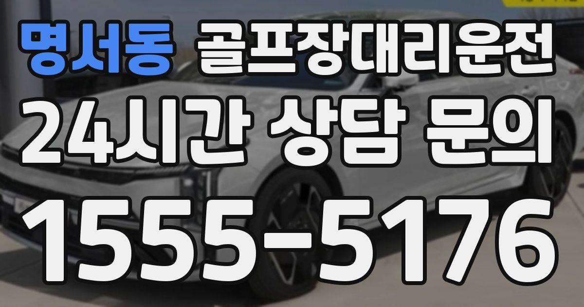 골프장대리운전 서비스