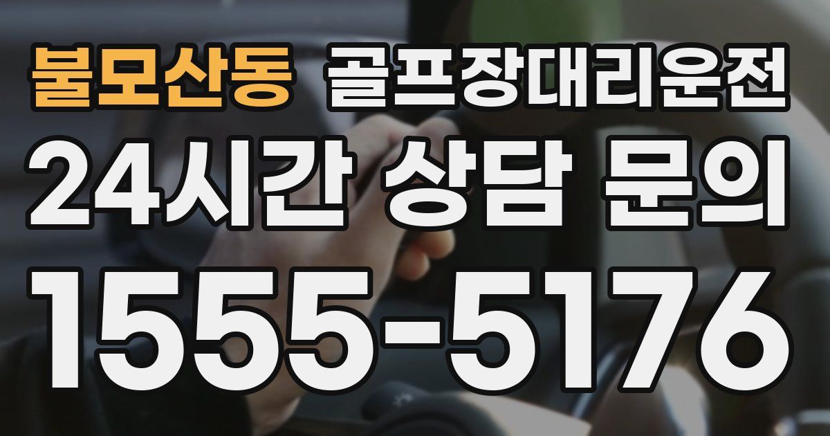 골프장대리운전 서비스