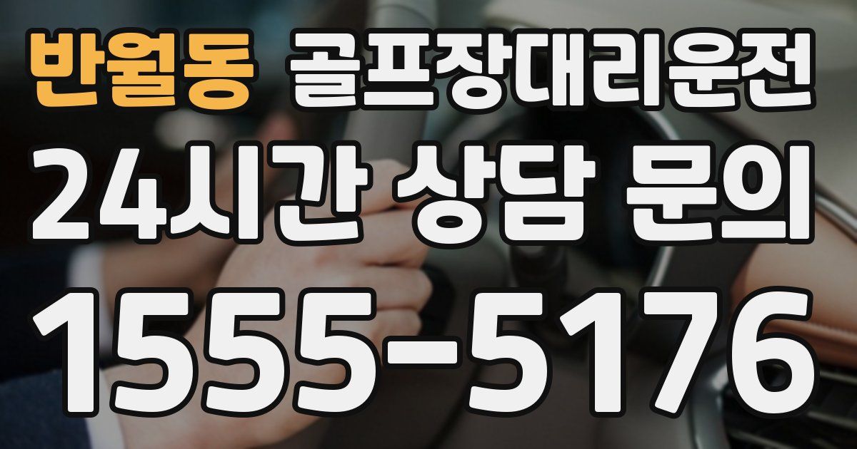 골프장대리운전 서비스