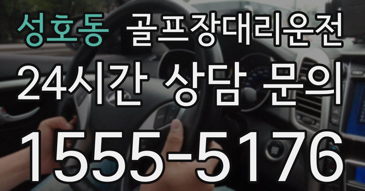 골프장대리운전 서비스